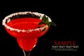 Watermelon martini drink Royalty Free Stock Photo