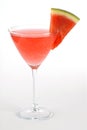 Watermelon martini on white