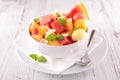 Watermelon and melon salad Royalty Free Stock Photo