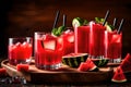Watermelon mocktail Royalty Free Stock Photo