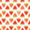 Watermelon pattern. Vector illustration.