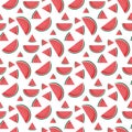 Watermelon. Pattern. Vector.