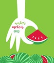 Watermelon day icon