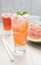 Watermelon punch Royalty Free Stock Photo