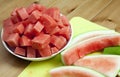 Watermelon and rind Royalty Free Stock Photo