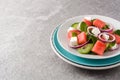 Watermelon salad with feta cheese Royalty Free Stock Photo