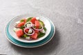 Watermelon salad with feta cheese Royalty Free Stock Photo