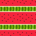 Watermelon seamless background Royalty Free Stock Photo