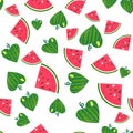 watermelon seamless background