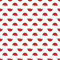 Watermelon Seamless Pattern hand drawn. Vector Illustration Royalty Free Stock Photo