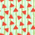 Watermelon seamless pattern