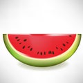 Watermelon slice Royalty Free Stock Photo