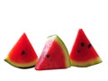 Watermelon slice isolate on white background Royalty Free Stock Photo