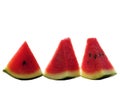 Watermelon slice isolate on white background Royalty Free Stock Photo