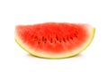 Watermelon slice isolated Royalty Free Stock Photo