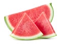 Watermelon slice isolated Clipping Path Royalty Free Stock Photo