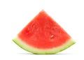 Watermelon slice isolated Royalty Free Stock Photo