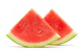 Watermelon slice isolated Royalty Free Stock Photo