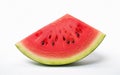 Watermelon Slice on White Background Royalty Free Stock Photo