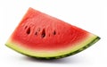 Watermelon Slice, White Background -Generative Ai Royalty Free Stock Photo