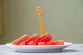 Watermelon Slices on dish. Royalty Free Stock Photo