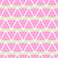 Watermelon slices seamless pattern. Royalty Free Stock Photo