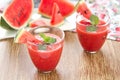 Watermelon smoothie Royalty Free Stock Photo