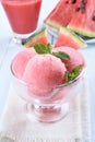 Watermelon sorbet