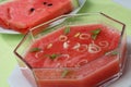 Watermelon soup