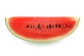 Watermelon split slide yummy fresh summer fruit sweet dessert Royalty Free Stock Photo