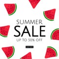 Watermelon Summer Sale Poster