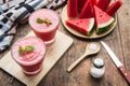 Watermelon fruit mix smoothie for health refreshing for drink Royalty Free Stock Photo