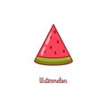 Watermelon. Vector illustration