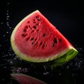 Vibrant Watermelon Composition: Dusseldorf School Style Photography