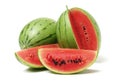 Watermelon on white background Royalty Free Stock Photo