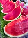 Watermelons At The Carmel Market Royalty Free Stock Photo