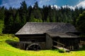 Watermill in countryside