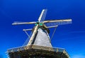 Watermill in the dutch landscape Royalty Free Stock Photo