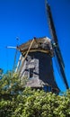 Watermill in the dutch landscape Royalty Free Stock Photo