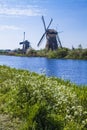 Watermill in the Dutch landscape Royalty Free Stock Photo