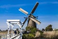 Watermill in the Dutch landscape Royalty Free Stock Photo