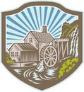 Watermill House Shield Retro