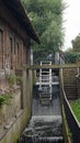 Watermill on river Radunia medieval system of water transport to city in GdaÃâ¦Ã¢â¬Å¾sk Poland