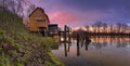A watermill - sunset