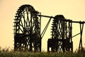 Watermill at sunset Royalty Free Stock Photo