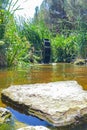 Watermills.Constantly Turning Wheels of Energy and Cultural Heritage from History to the Present Royalty Free Stock Photo