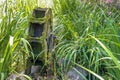 Watermills.Constantly Turning Wheels of Energy and Cultural Heritage from History to the Present Royalty Free Stock Photo