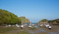 Watermouth harbour North Devon coast near Ilfracombe uk Royalty Free Stock Photo