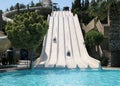 WaterPark Faliraki, water slides and pools. Faliraki, Greece Royalty Free Stock Photo