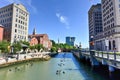 Waterplace Park - Providence, Rhode Island Royalty Free Stock Photo